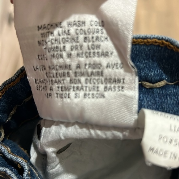 Joes Jeans Girls Liam Slight Distressed Straight Leg Vintage Y2K Blue - Picture 13 of 14